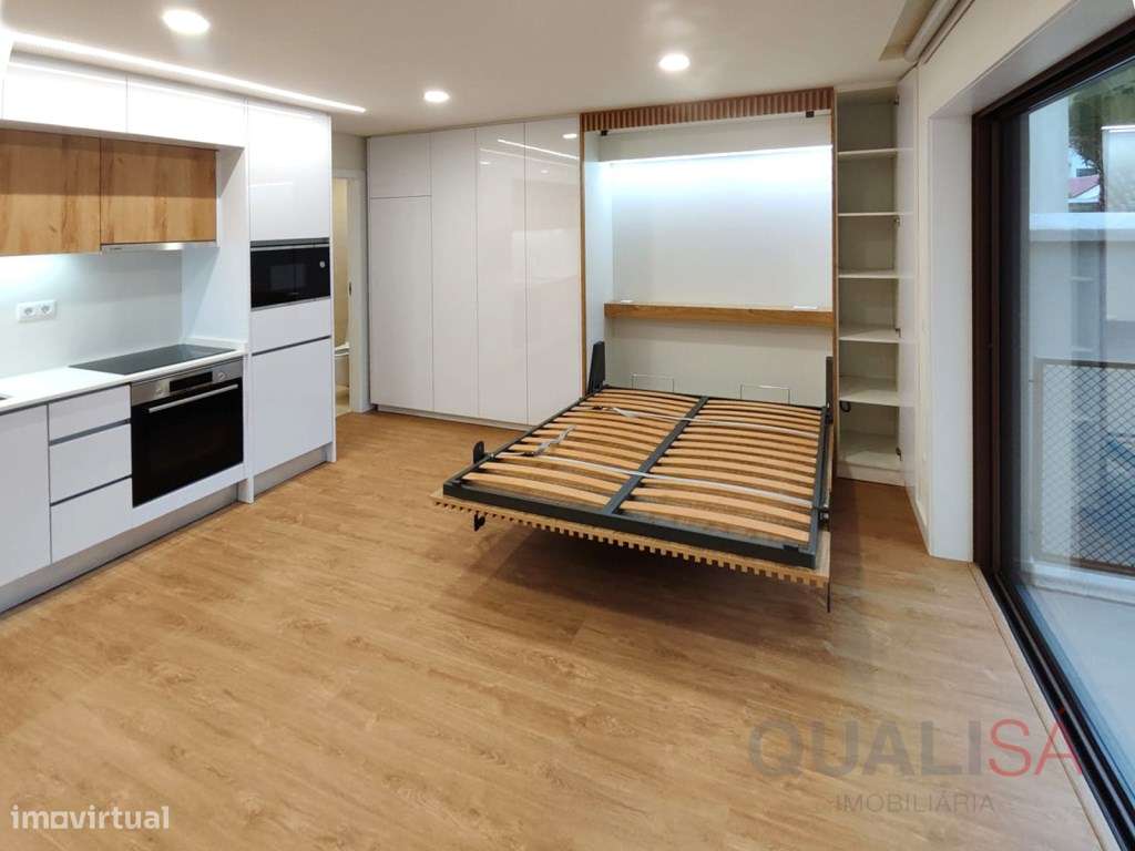 Apartamento T0 novo, equipado e com varanda, localizado na Cedofeit... - Grande imagem: 2/32
