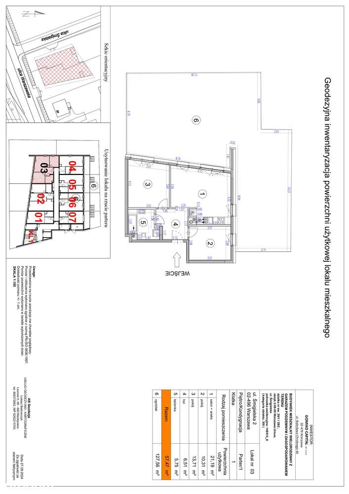 3-pokojowe mieszkanie 57m2 + ogródek Bezpośrednio - Pełny obrazek: 2/9