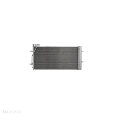 Condensator climatizare Audi Q3 (8U), 03.2015-10.2018, motor 2.0 TDI, 88 kw/135 kw diesel, full aluminiu brazat, 676(640)x335x16 mm, cu uscator si filtru integrat - 1
