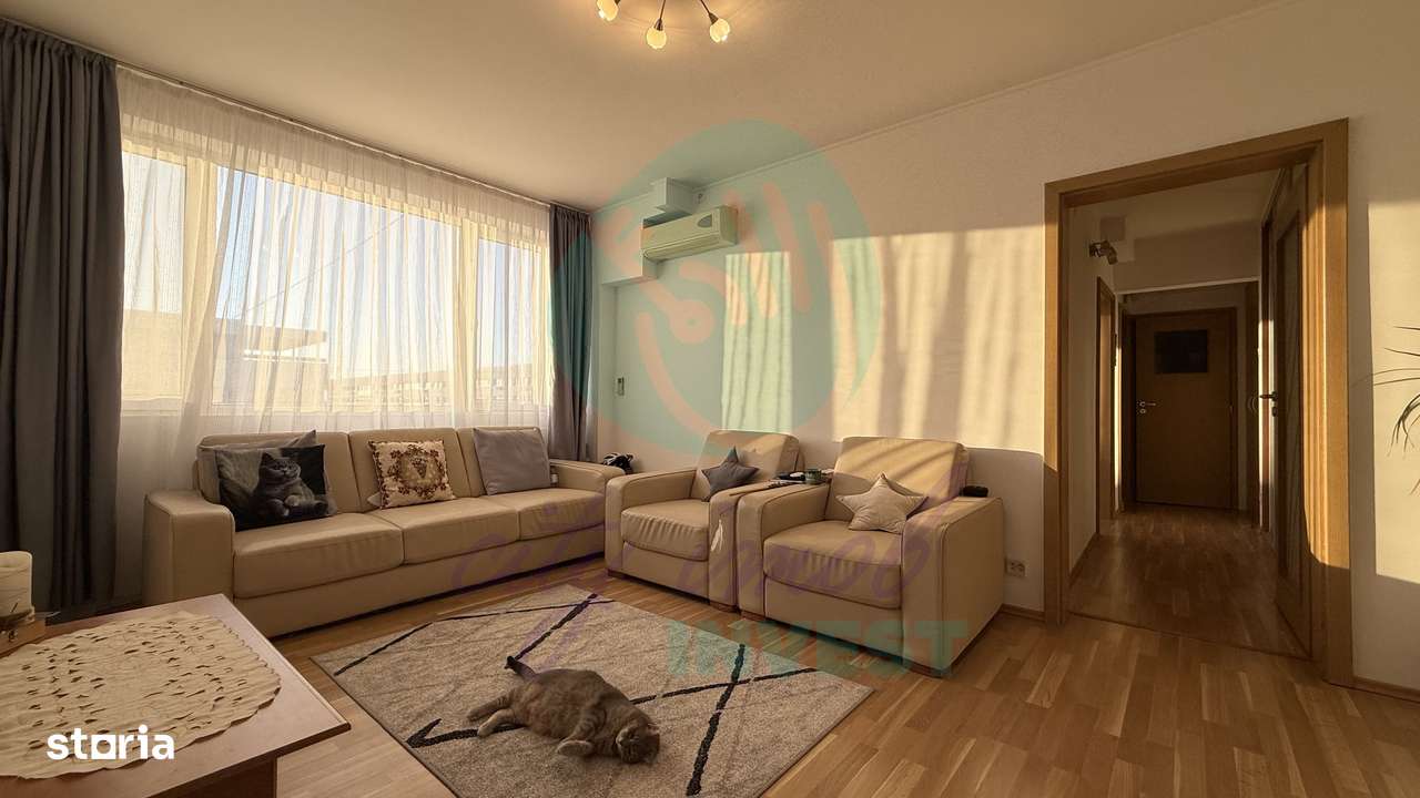 3 camere Piata Iancului - 50 m de metrou, etaj superior, luminos