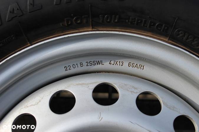 1x KOŁO 13" 4x100 ET30 4,0J 155/70R13 LEAO RADIAL PRZYCZEPA LAWETA - 4