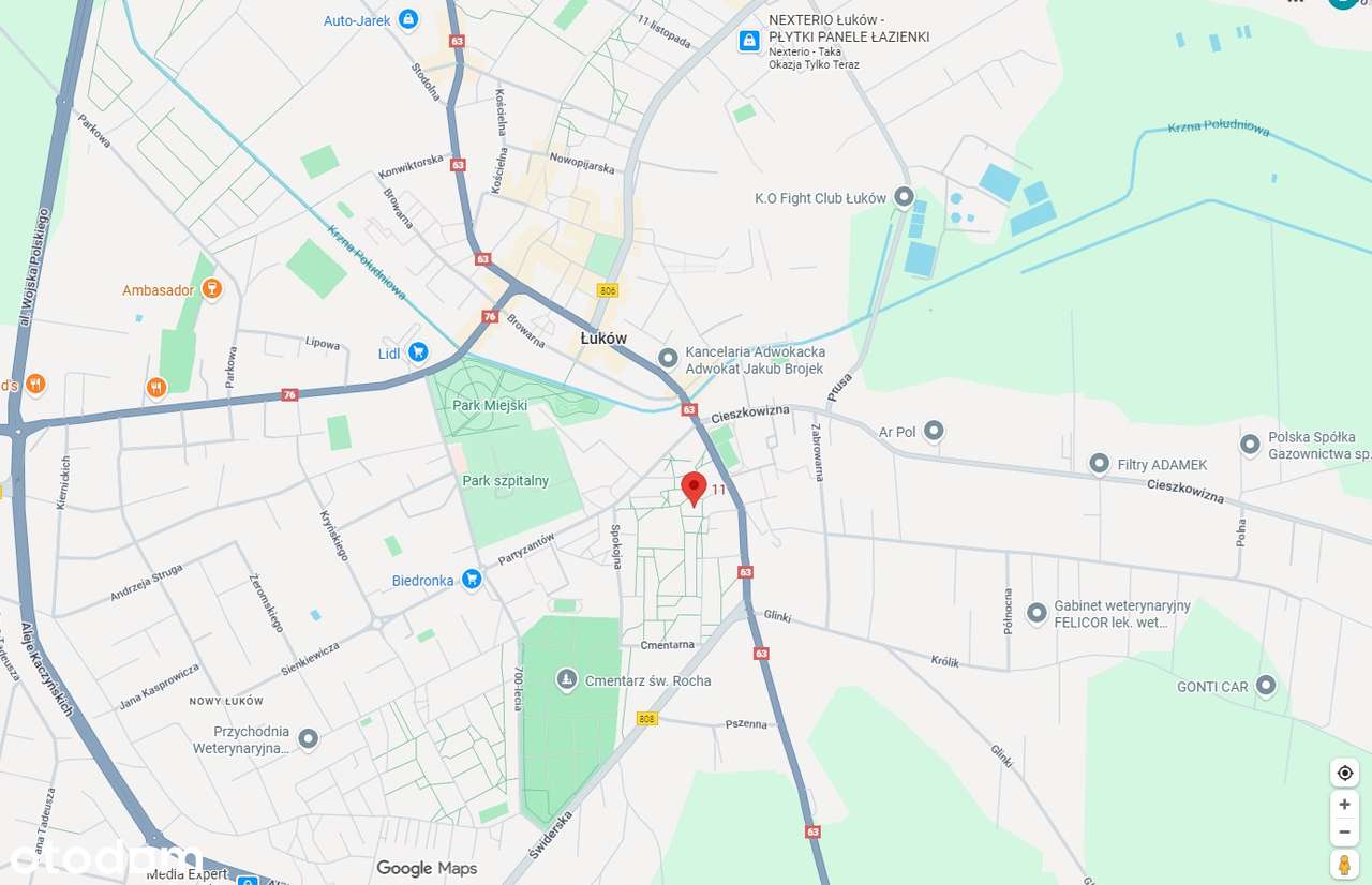 Narożne mieszkanie 68,4 m² w centrum Łukowa– 4 pokoje, balkon, parking-13