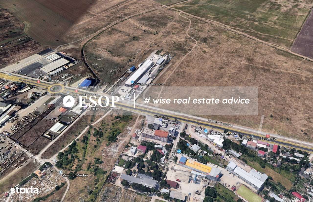 Teren 1,8ha, Jilava, deschidere 74m, Sos Giurgiului, Mateco, ID 15478-0