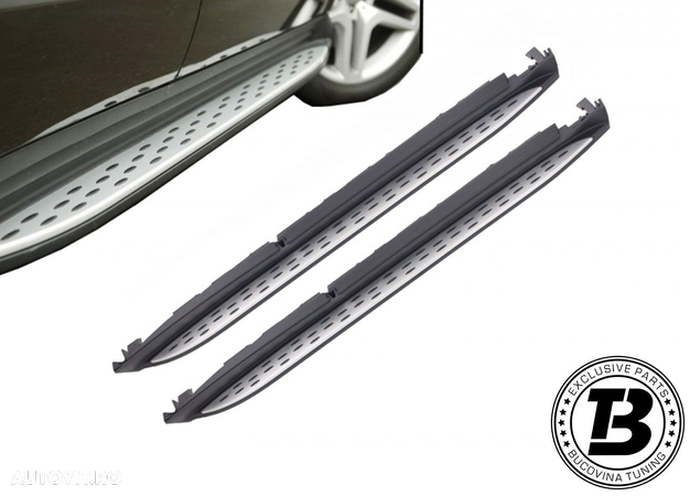 Praguri Aluminiu compatibile cu Mercedes GLS SUV X166 - 12