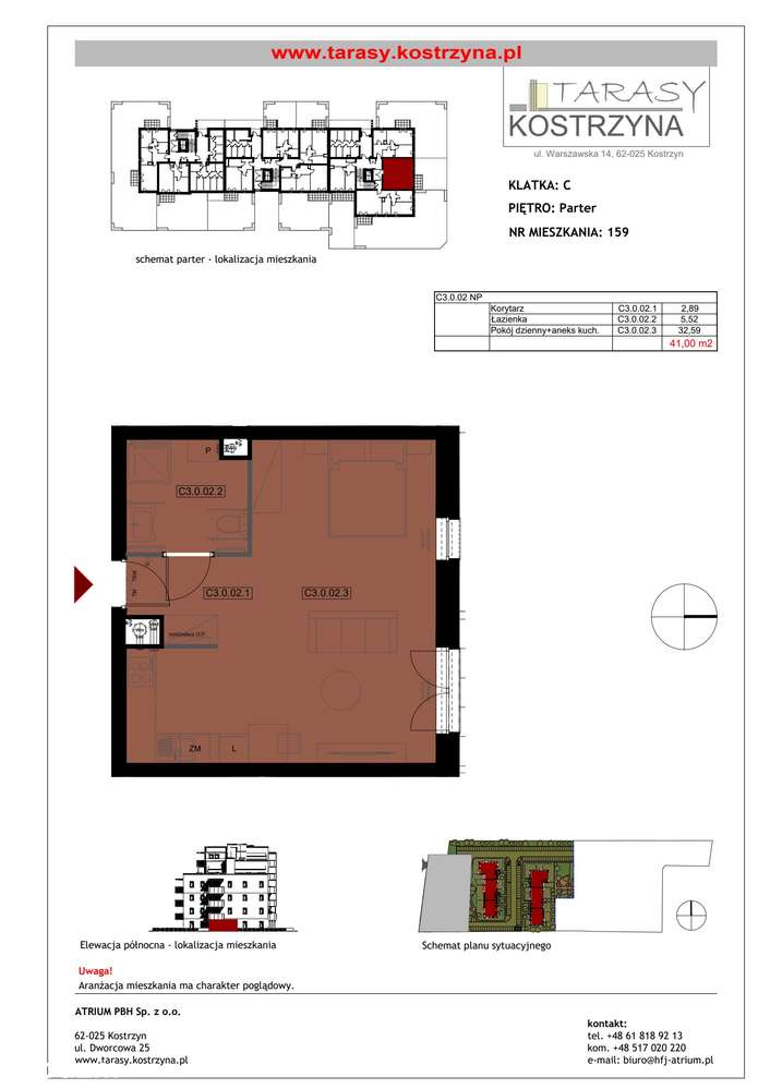Tarasy Kostrzyna | mieszkanie 1-pok. | 159 - Pełny obrazek: 2/8