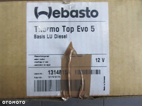 WEBASTO THERMO TOP EVO 5 BASIC DIESEL 12 V - 3