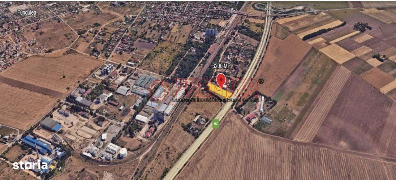 Fundulea Autostrada A2 – Teren intravilan 3200 mp - Imagine principală: 3/3