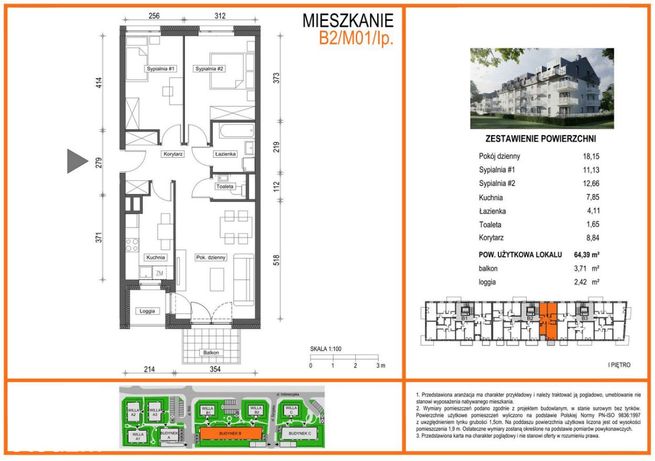 3-pokojowe mieszkanie  | balkon | dobra lokalizacja | PROMOCJA-4