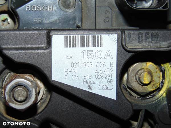 ORYGINAŁ alternator 150A 021903026B VW Volkswagen Touareg Porsche Cayenne I benzyna 3.2 V6 - 2