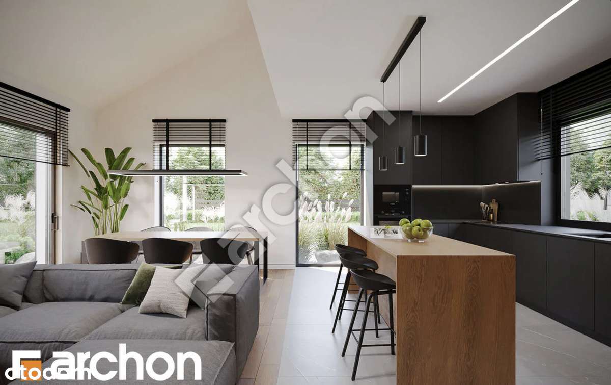 Niepowtarzalny dom w stylu nowoczesnej stodoły –Skopanie, ul. Mielecka-3