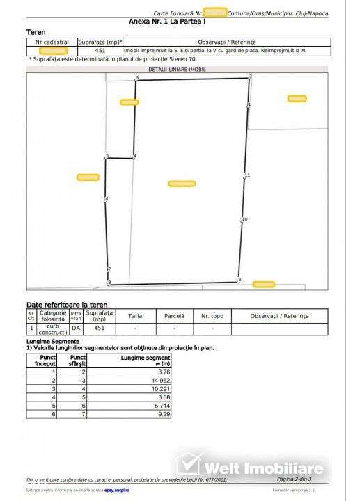 Teren, apropiere Aeroport, 451 mp, cu drept de servitute, Lip - Imagine principală: 3/4