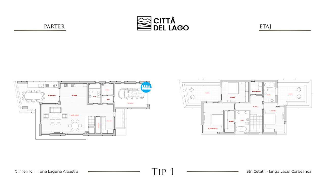 Persoana fizica de vanzare doua VILE DE LUX cu vedere la lac CORBEANCA - Imagine principală: 2/17