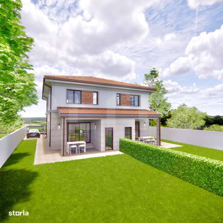 Duplex de 131 mp utili, teren 324 mp, cartier Mosnita Noua - Imagine principală: 4/7