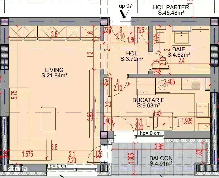 Parc 5 Minute I Garsoniera Decomandata I Bloc Nou Theodor Pallady-1