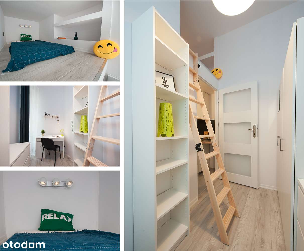 Wejścia z dwóch klatek, mieszkanie inwestycyjne w formie dwóch 54m2-7