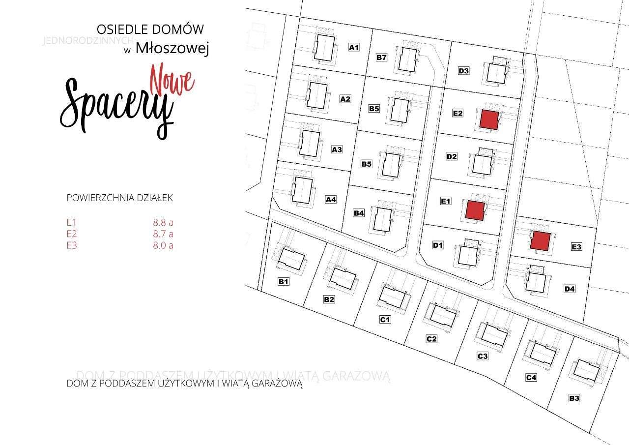 Wolnostojący dom z wiatą -"E" - działka 9 ar - stan deweloperski - Pełny obrazek: 5/9