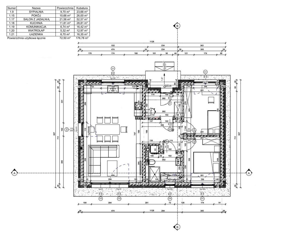 Boruja Kościelna - dom z ogrodem 72,50 mkw-6