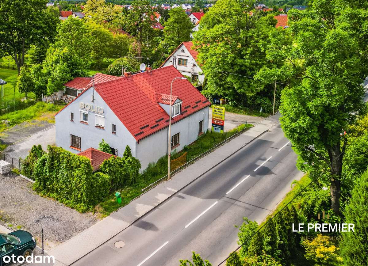 Dom z lokalem usługowym i magazynem – Małomicka-2