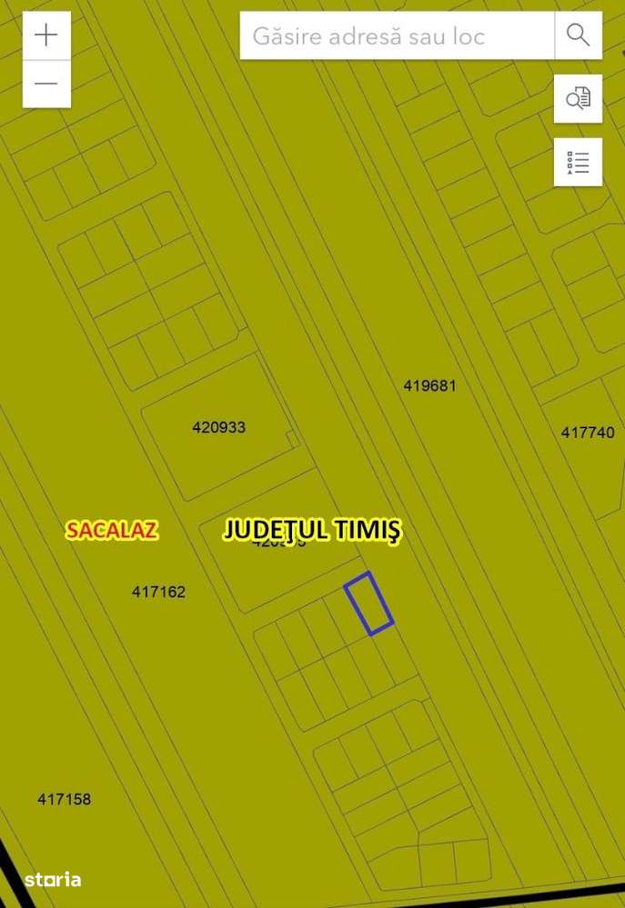 Teren intravilan in Sacalaz cu utilitati rate-1