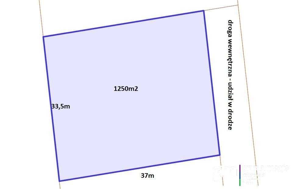 Działka 1250m2 Osiek Wielki Las - warunki zabudowy - Pełny obrazek: 4/6