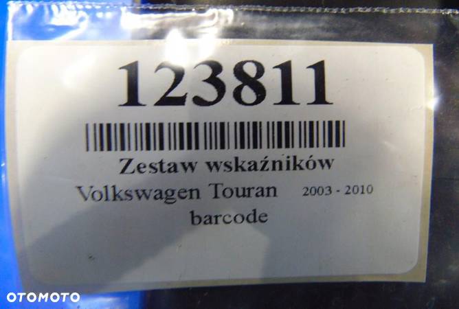 VOLKSWAGEN TOURAN 1.9TDI LICZNIK 1T0920850G - 8