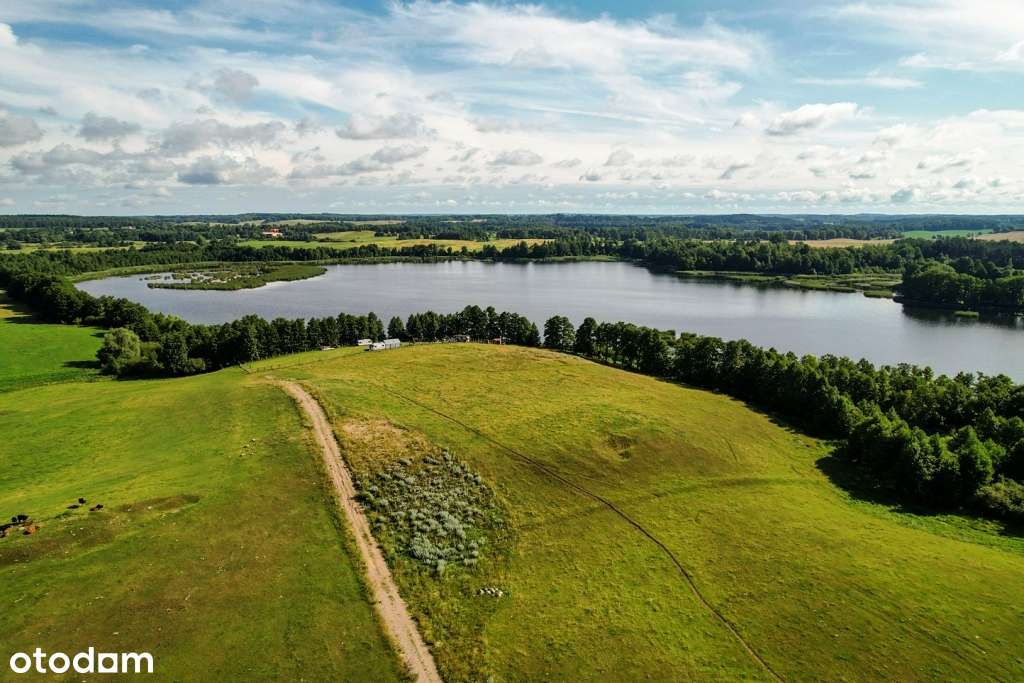 Działki z linią brzegową oraz pięknym widokiem na jezioro Stromek!-6