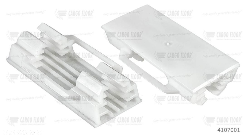 Łożysko z tworzywa sztucznego Cargo Floor (25×25 mm) 4107001 Ruchoma podłoga - 1