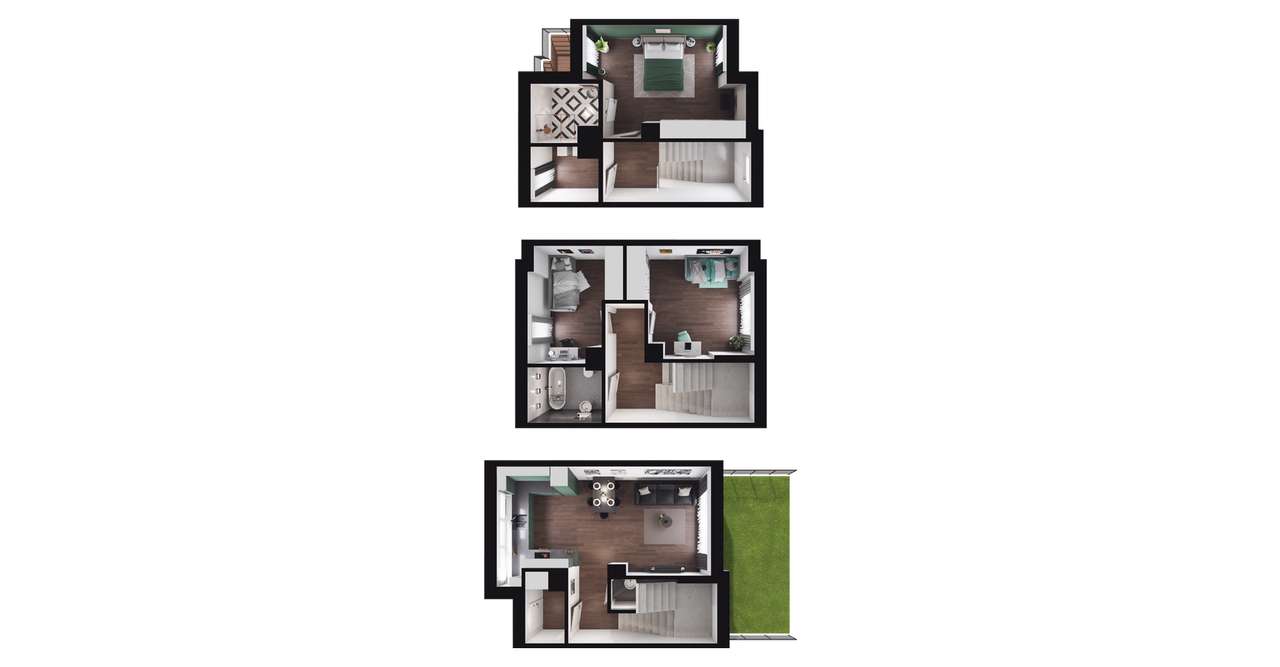4-pokojowy dom 94m2 + ogródek Bez Prowizji - Pełny obrazek: 2/8