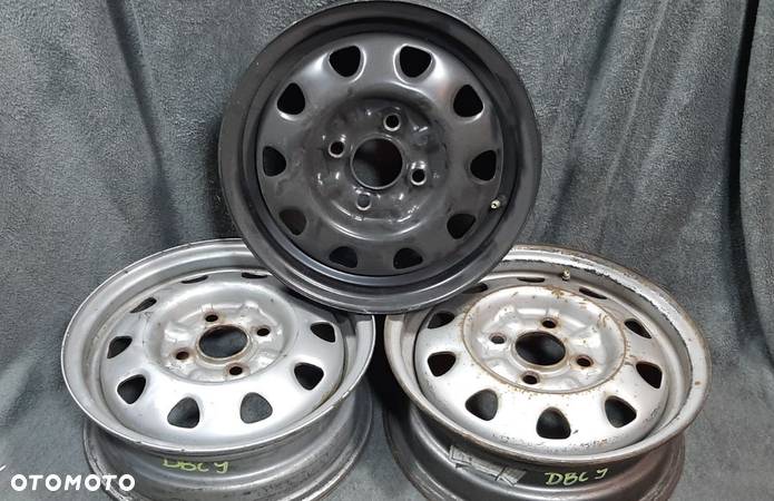 DBC9. Felga stalowa 4,5Jx13H ET38 4x100 CH: 57,1 Skoda Felicia - 3