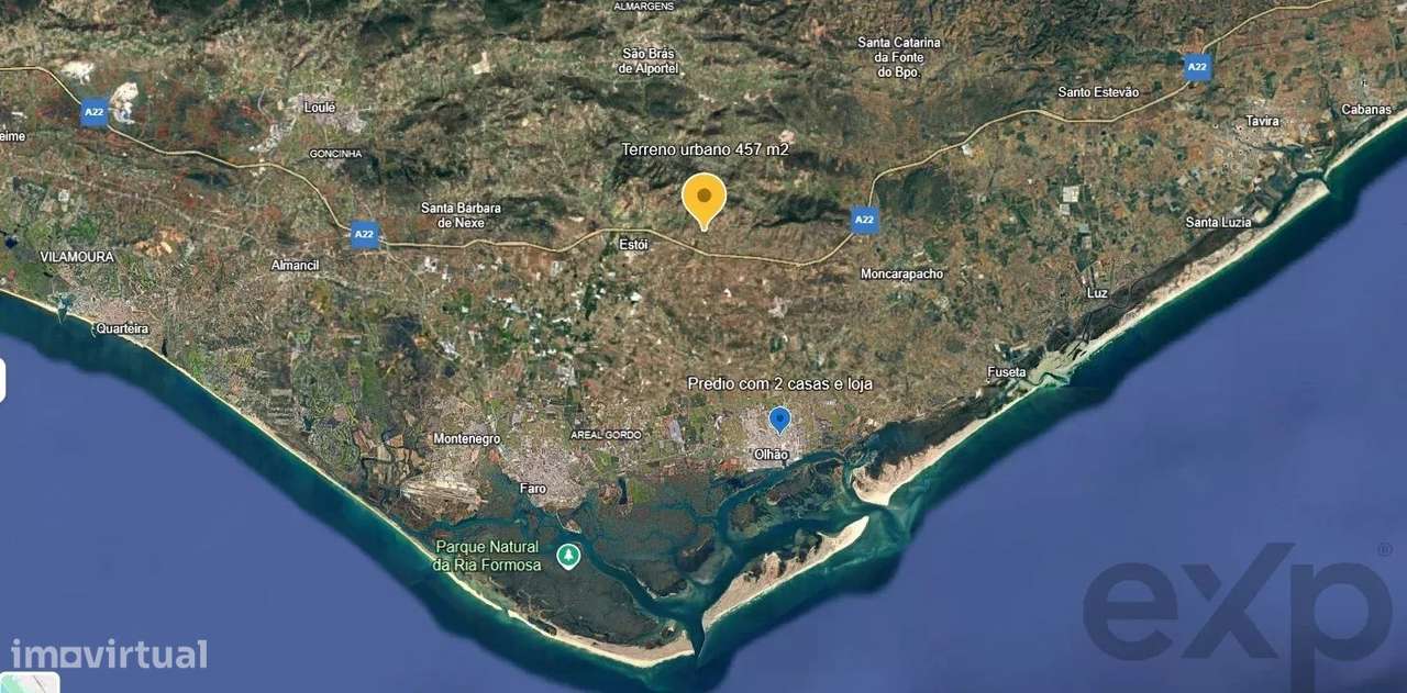 Terreno Urbano com Potencial em Estoi, Faro, Algarve. - Grande imagem: 2/5