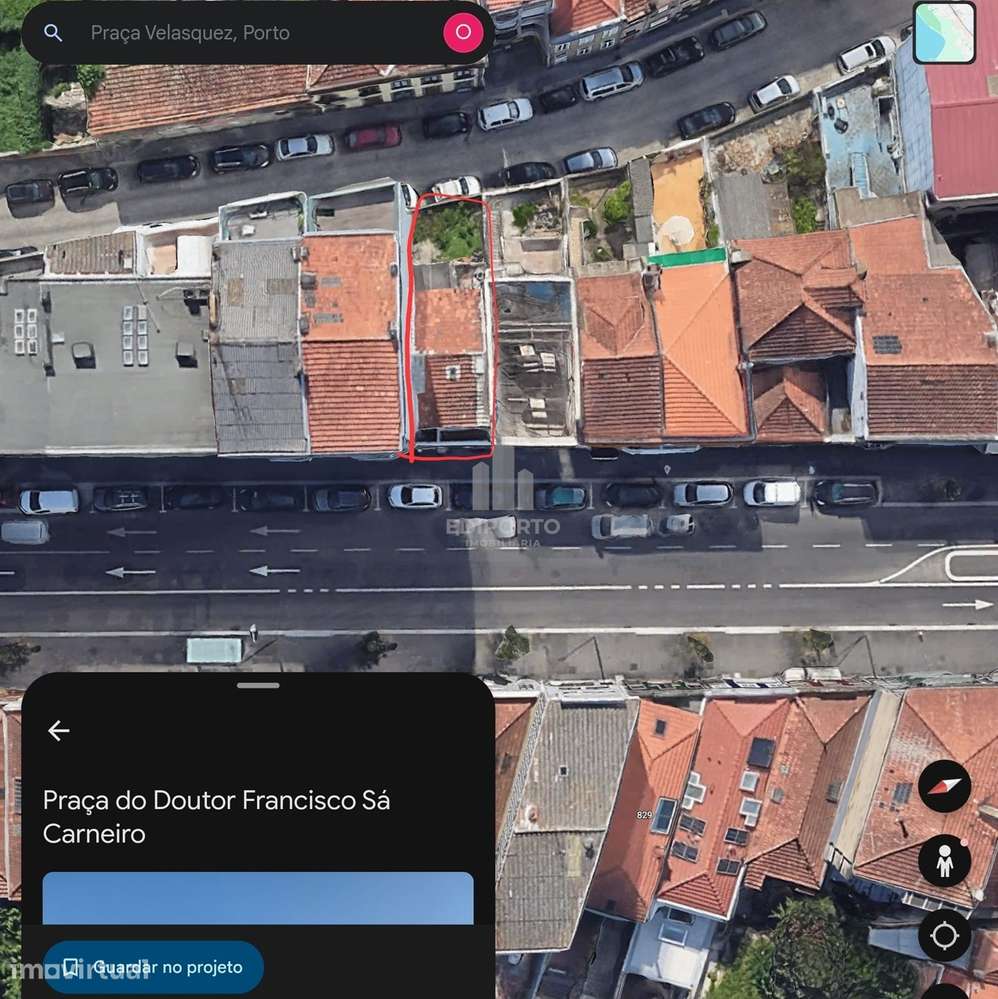 PRÉDIO para CONSTRUÇÃO – PIP aprovado = 604 m² (7 apartamentos, 1 por-4