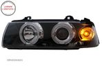 Faruri Angel Eyes BMW Seria 3 E36 Coupe Cabrio (1990-1999) Negre- livrare gratuita - 14