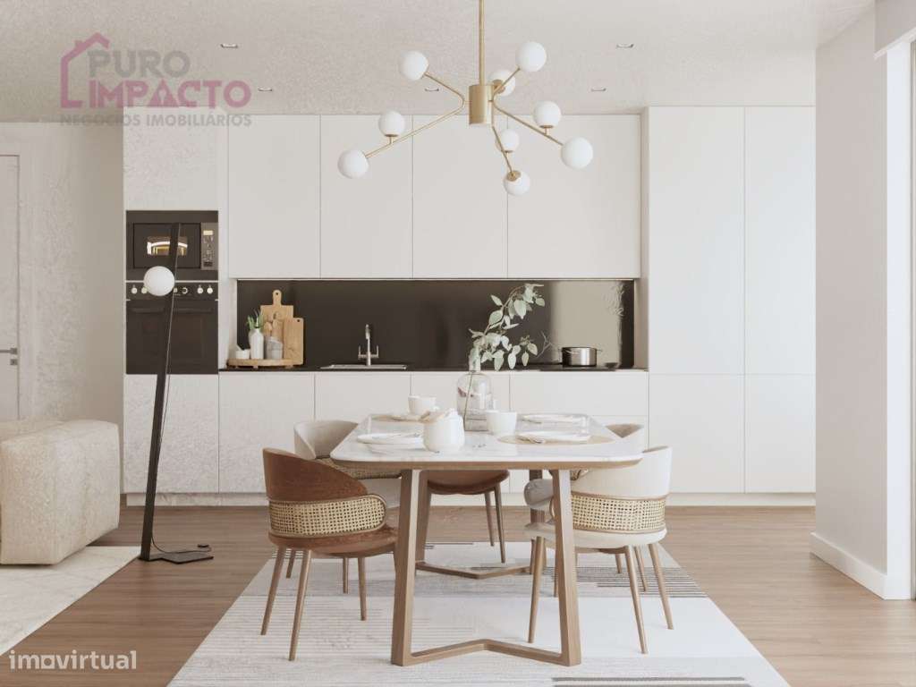 NOVO T2 5º Piso com varanda em Águas Santas-3