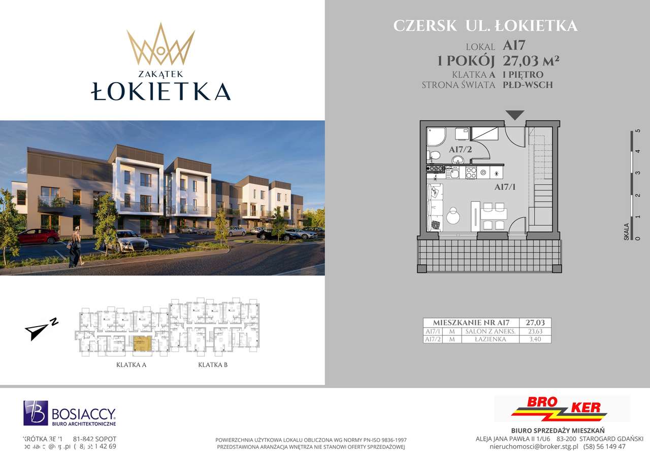 Zakątek Łokietka | mieszkanie 2-pok. | A17 - Pełny obrazek: 2/7