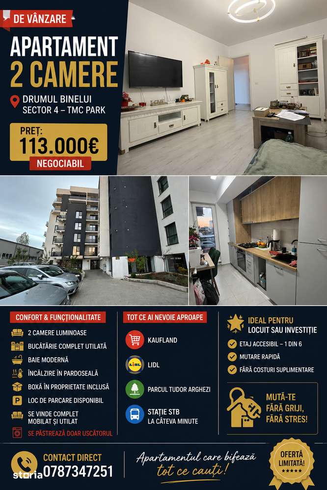 TMC PARK | Etaj 1 | Apartamentul care bifeaza tot ce cauta piata acum