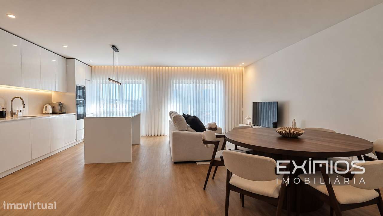 Apartamento T2 com garagem fechada, em Vila do Conde-1