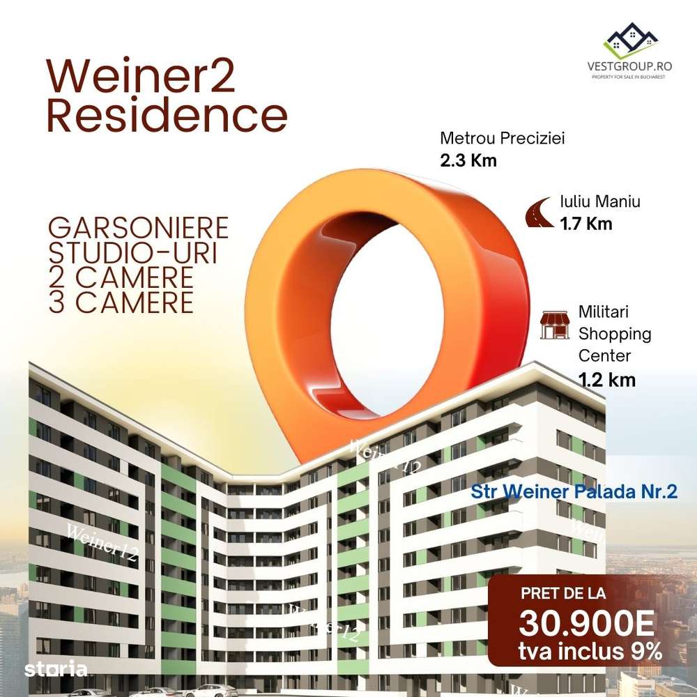 Apartament 2 camere Decomandat Direct Dezvoltator VestGroup TVA INCLUS-4