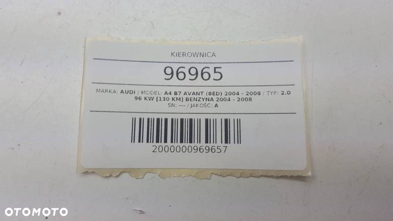 KIEROWNICA TRÓJRAMIENNA AUDI A4 B7 EU - 6