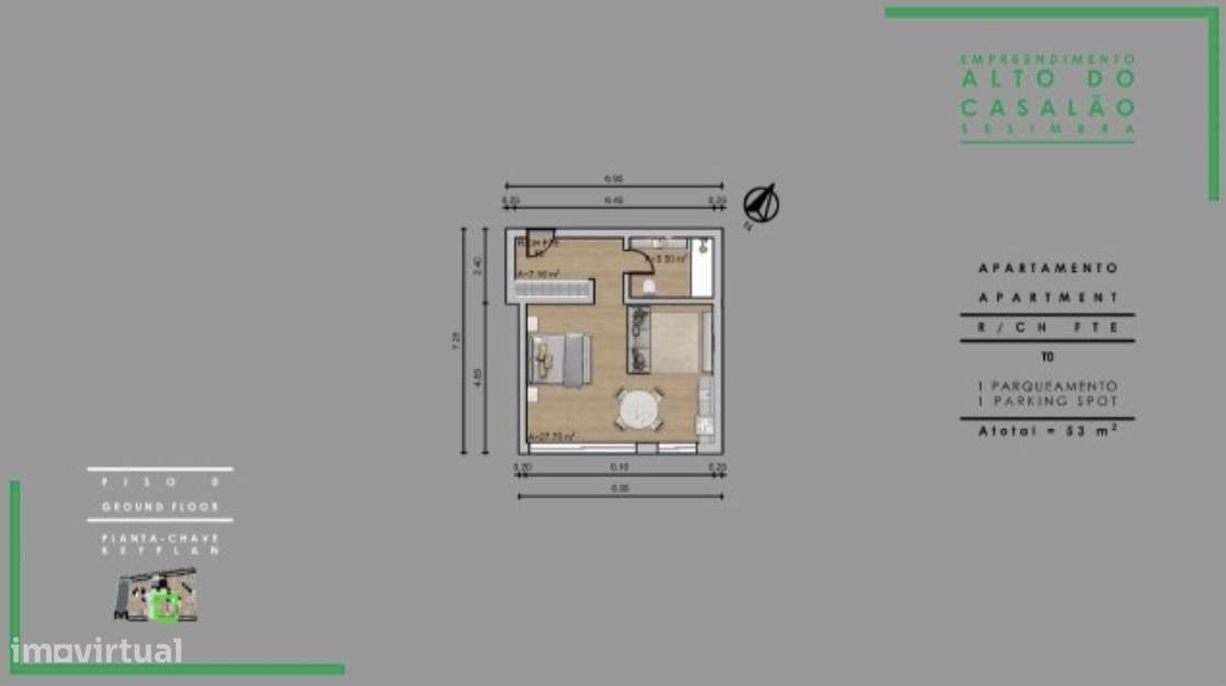 Apartamento T0 novo a 5 minutos das praias de Sesimbra-11