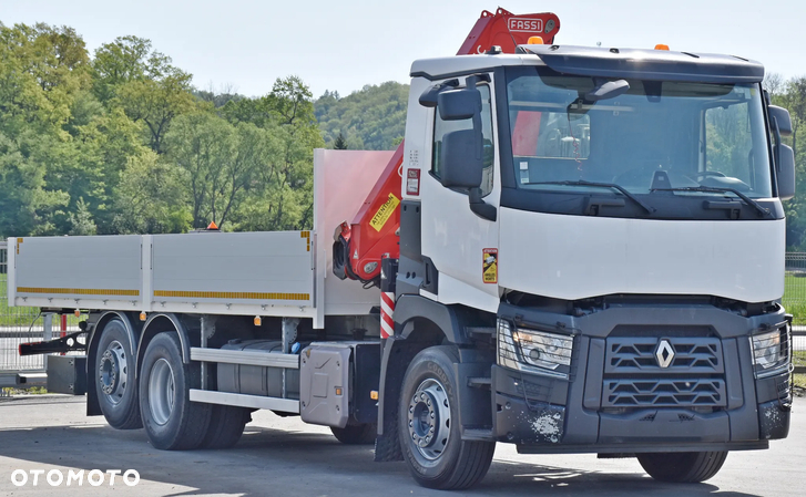 Renault C 380 * SKRZYNIA 7,05 m + FASSI F 173 C + PILOT * STAN BDB! - 3