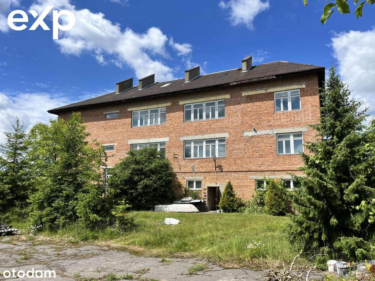 Działka 7600 m² + 2 budynki: dom opieki, hotel