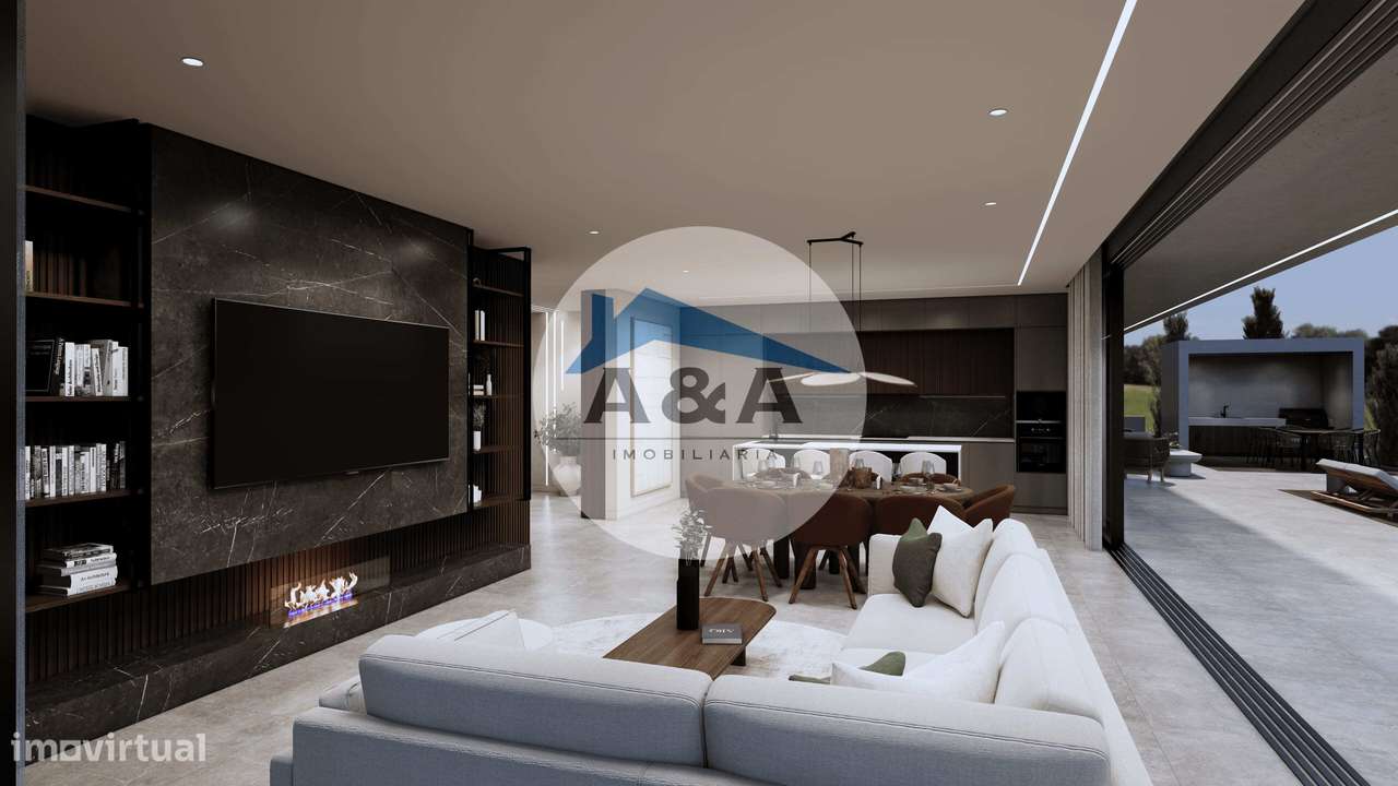 Elegância Térrea com Piscina e Vistas Panorâmicas - Alcobaça-10