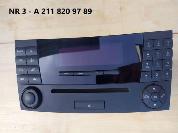 MERCEDES E 211  RADIO  CD  oryginał - 11