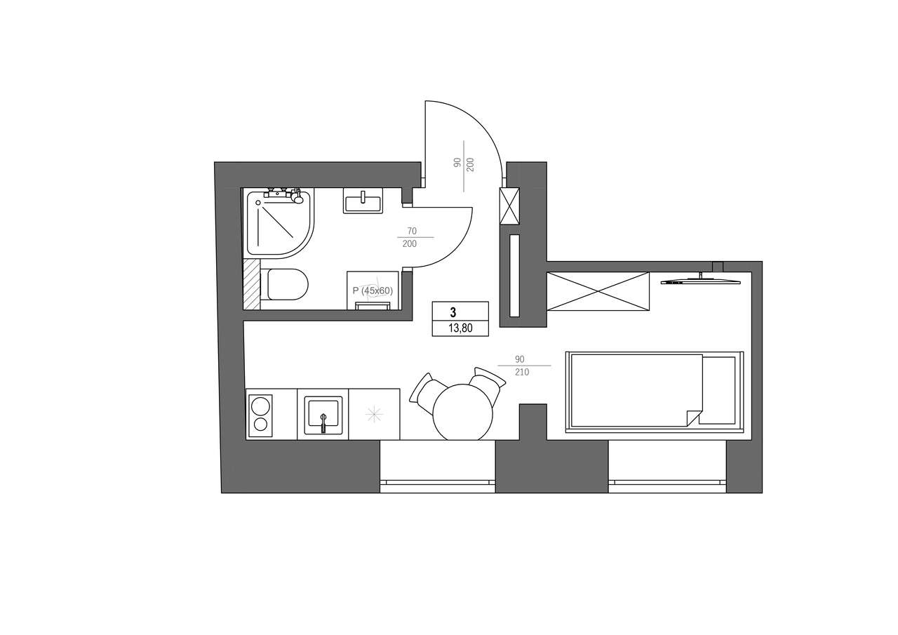 Przytulna Kawalerka / Blisko Krupówek/ 225 000 tys zł - Pełny obrazek: 5/6