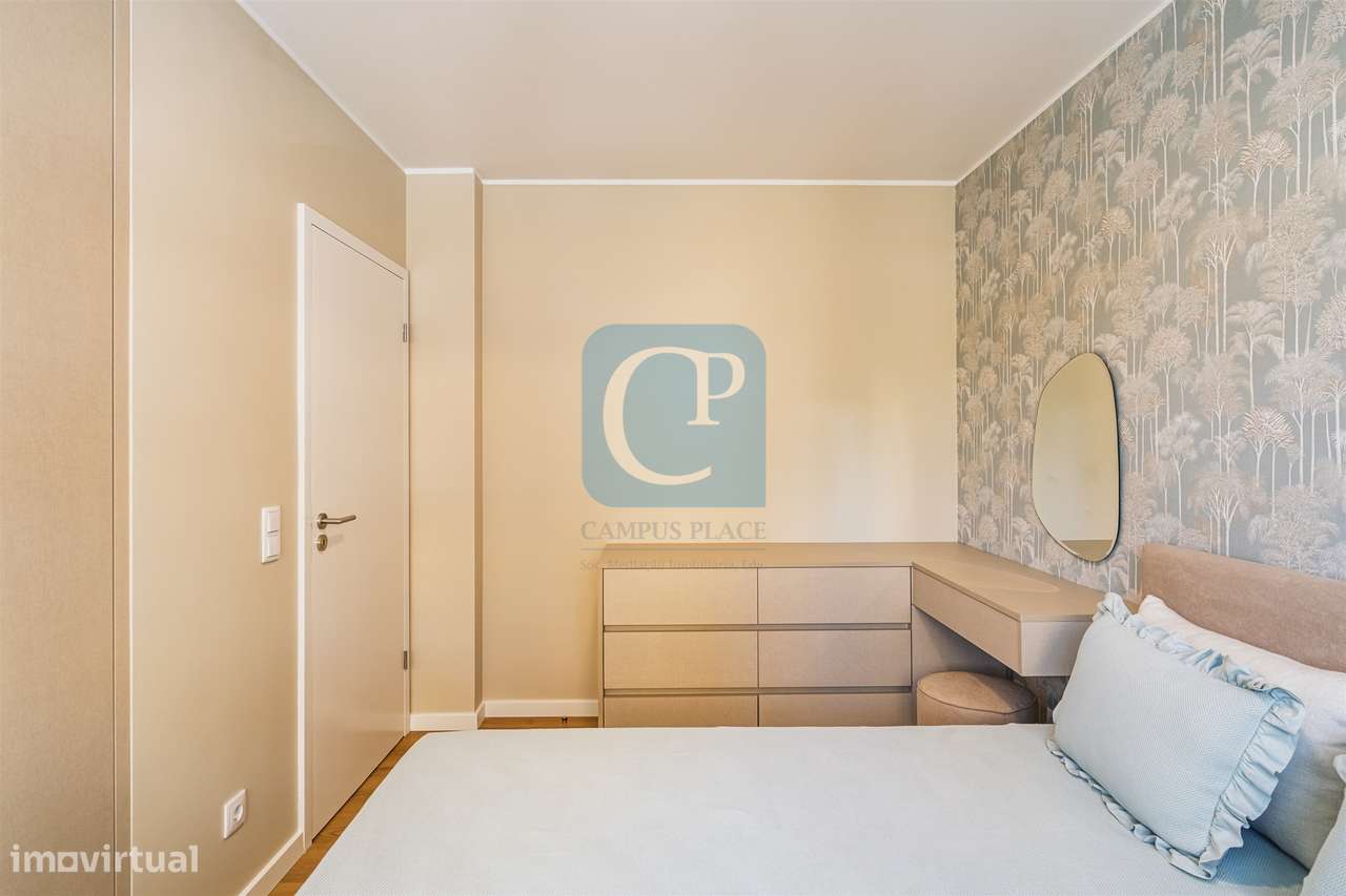 Apartamento T2 mobilado em condomínio fechado, Ramalde, Porto-14