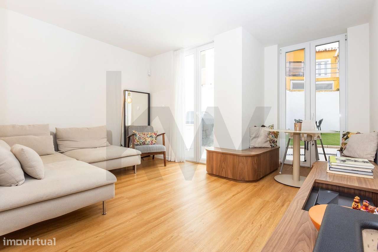 Apartamento T2 com Jardim Privativo de 38 m2 | Ajuda – Largo da Paz-2