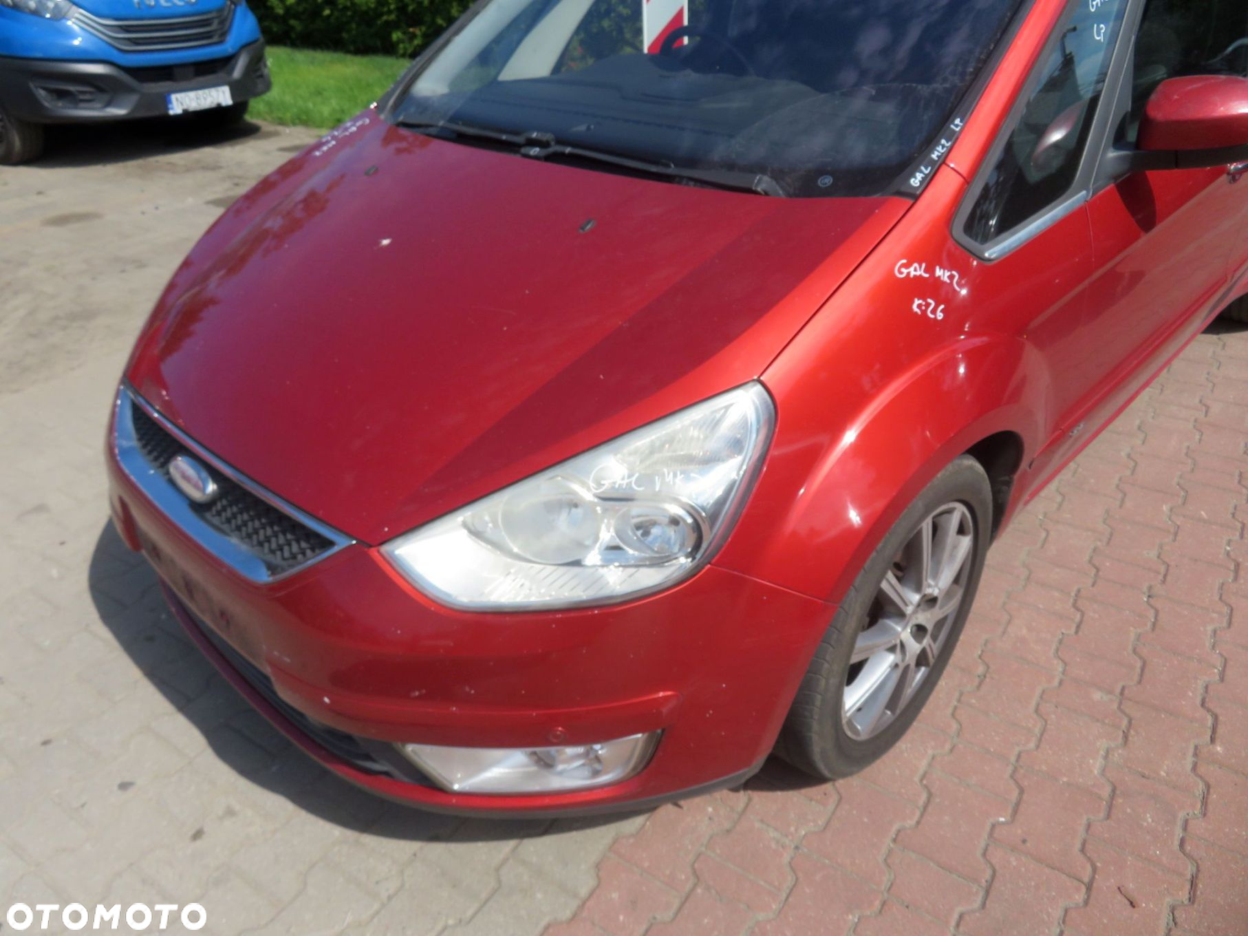 MASKA ZDERZAK BŁOTNIKI LAMPY GALAXY II MK2 Z6  FORD 2006-2015 TANGO METALIC PRZÓD KOMPLETNY - 4