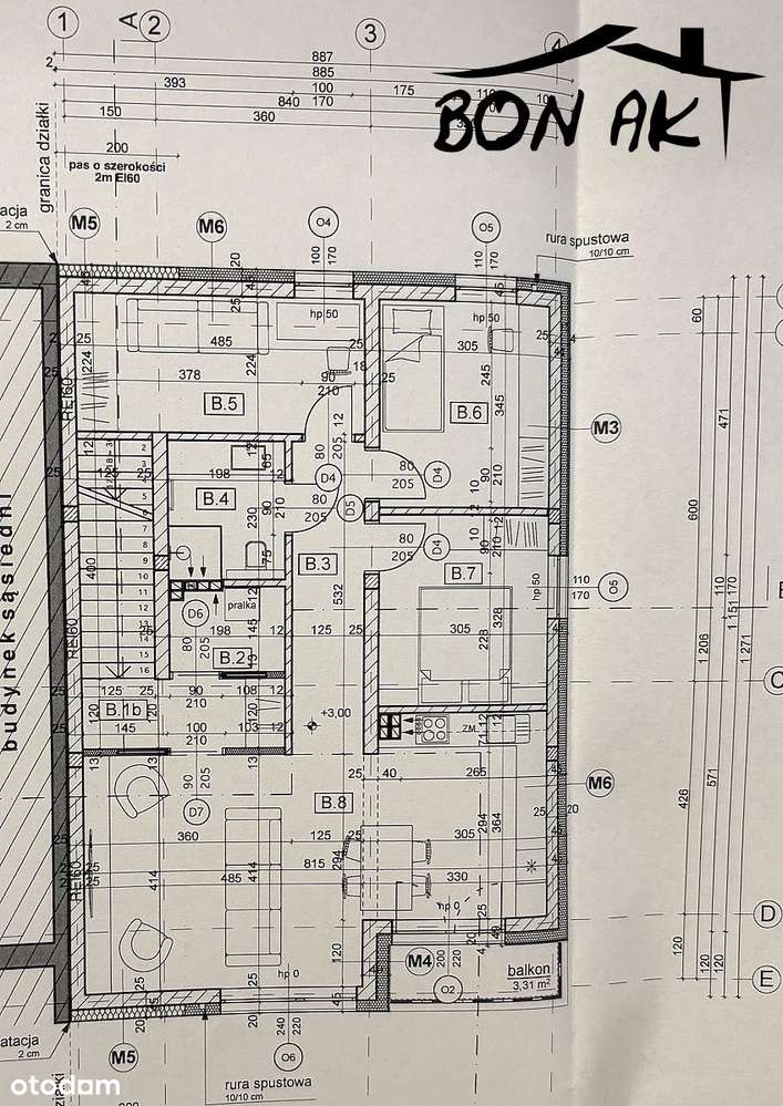 Mieszkanie w stanie deweloperskim plus - Pełny obrazek: 5/16