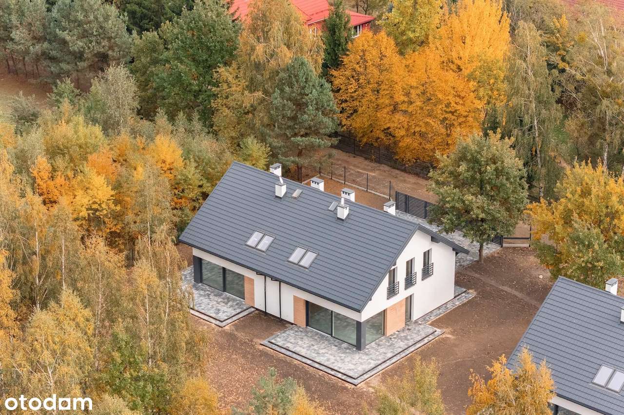Nowy DOM z panoramicznymi oknami i garażem | Pośród Lasu | Blisko S8-16