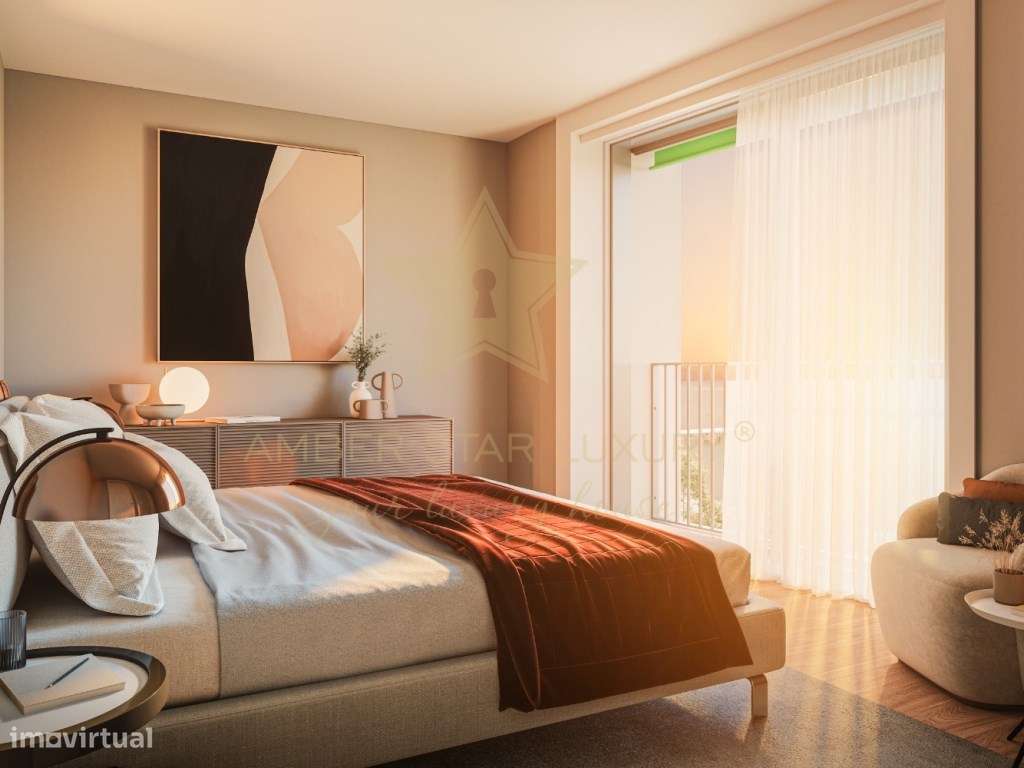 Apartamento T1 em condomínio fechado próximo ao Tejo - Grande imagem: 2/12